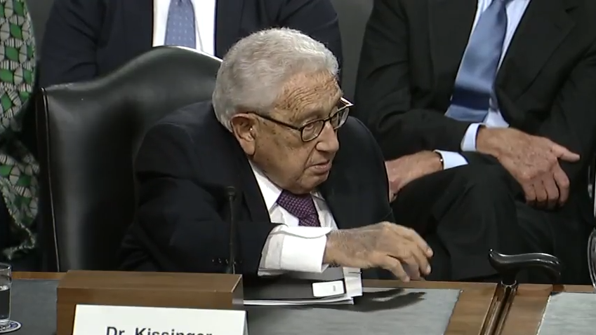 Former Secretary of State Henry Kissinger